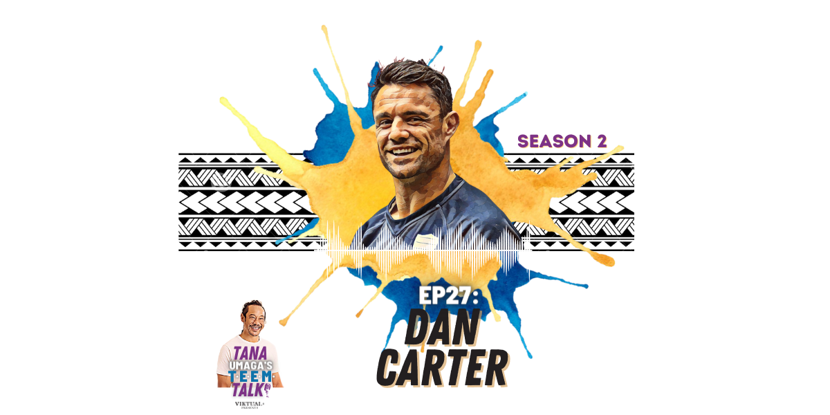 Podcast #27 - Dan Carter. 3x International Rugby Player of the year, 2x World Cup winner, Most capped All Black fly-half of all time, Scorer of the most points in International rugby, Businessman and Entrepreneur.