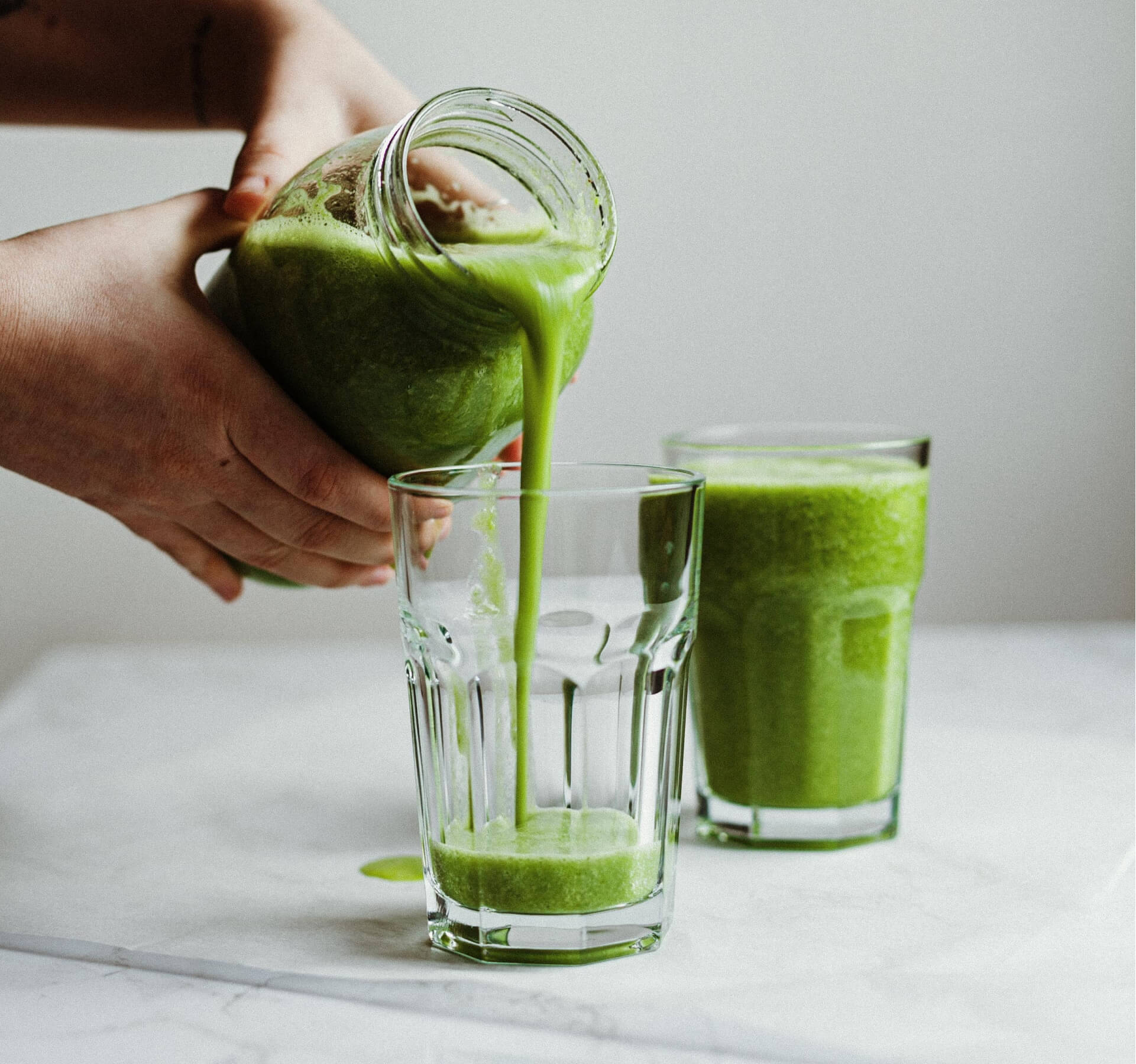 ‘Tino Pai’ Greens and Blueberry Smoothie