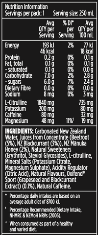 Nutrition Information