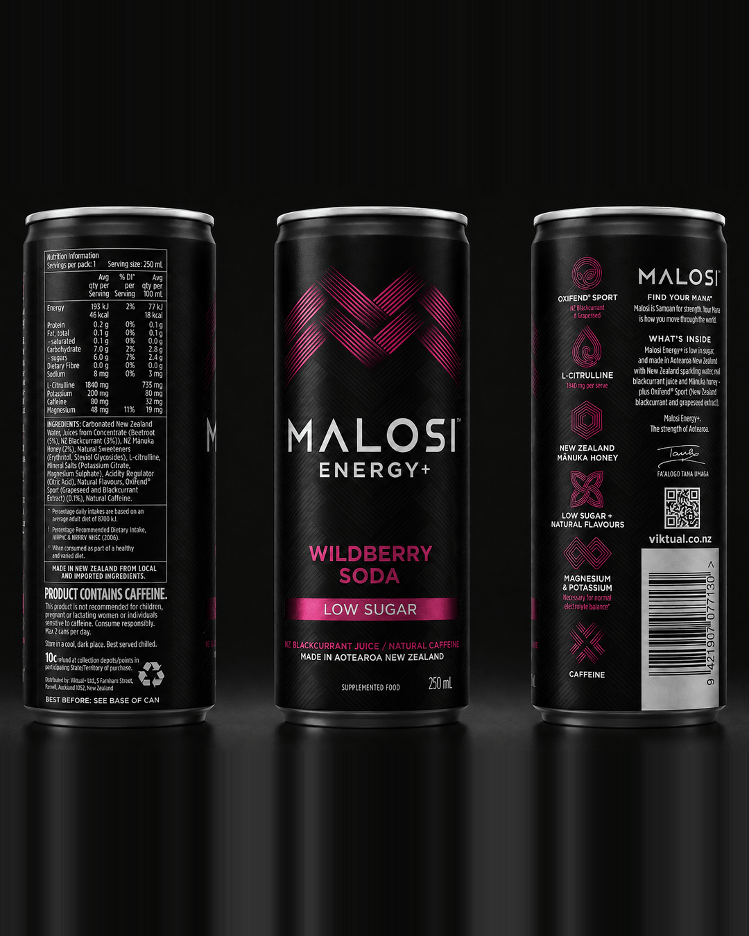 Malosi Energy+ Wildberry Soda